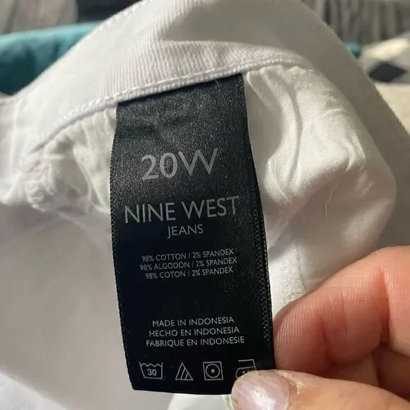 Nine West White Straight leg Size 20W denim jeans - Picture 9 of 9